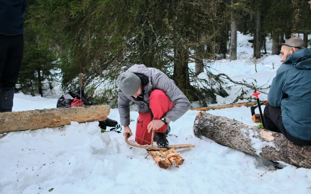 Stage de survie - fabrication du feu